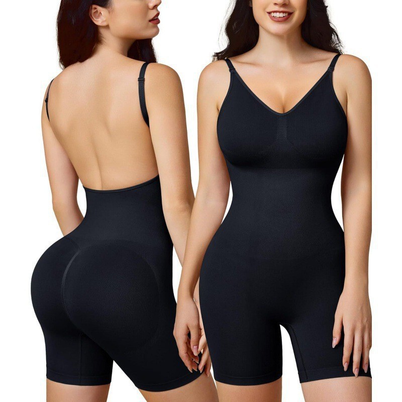 Cross-border SHEIN Amazon TEMU explosive one-piece body-shaping clothing sexy backless big U-back bottoming corset