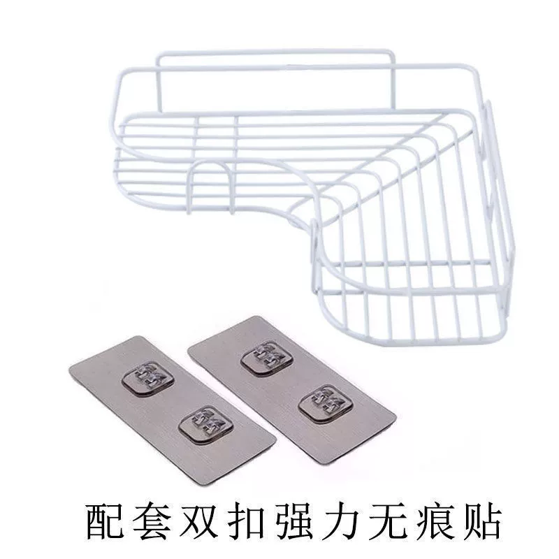 donated kitchen triangle storage rack toilet bathroom corner setting rack bedroom wall hanging wall storage shelf