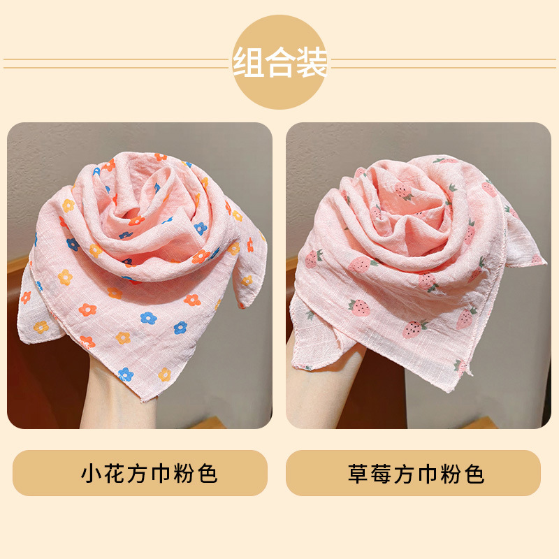 Niñas coreanas bufandas de algodón y lino para niños primavera y otoño delgada baby collar bufandas de viento en todas las estaciones