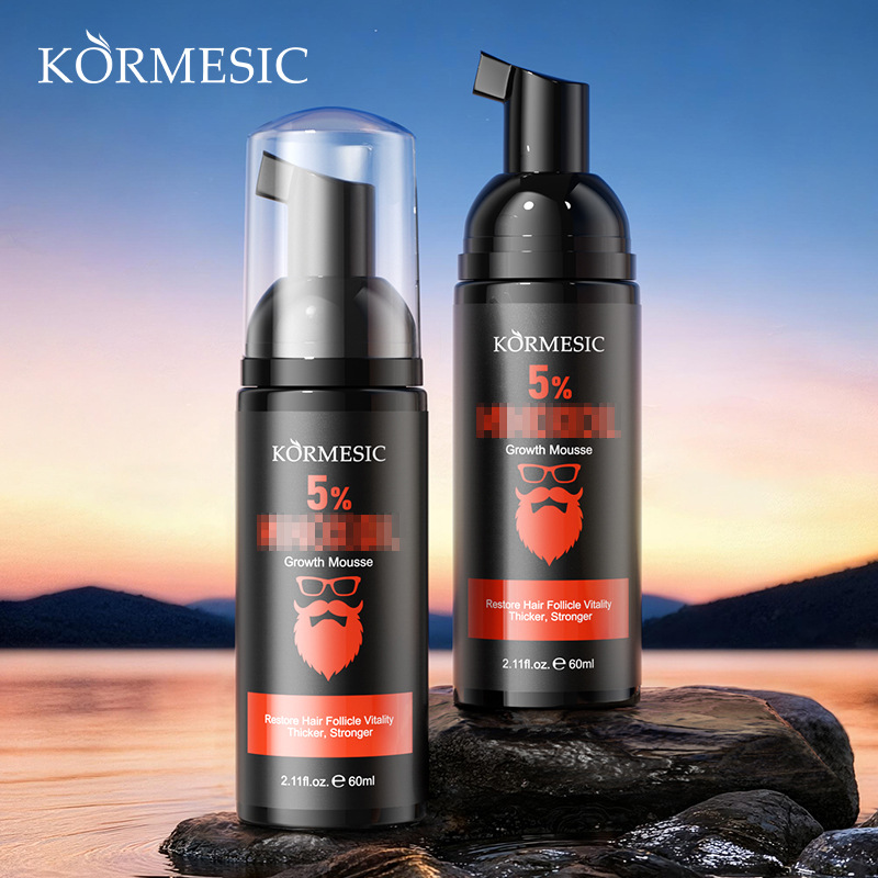 Hair care solution, hair and beard growth mousse, Growth Mousse, hair care KORMESIC mousse cross-border batch