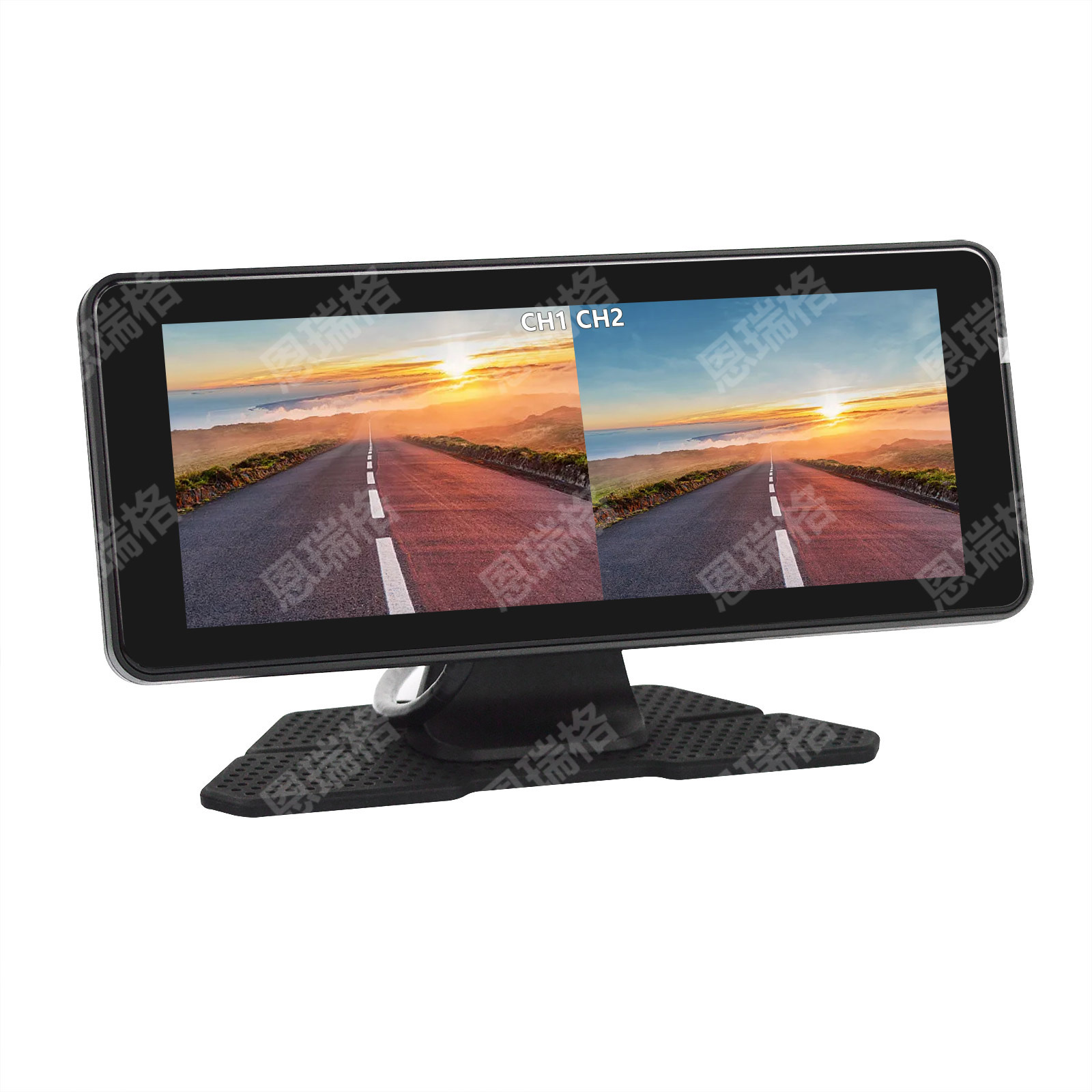 Hd Car Display 6.86inch Dvr Reversing Display Screen 2 Split with Two Brackets
