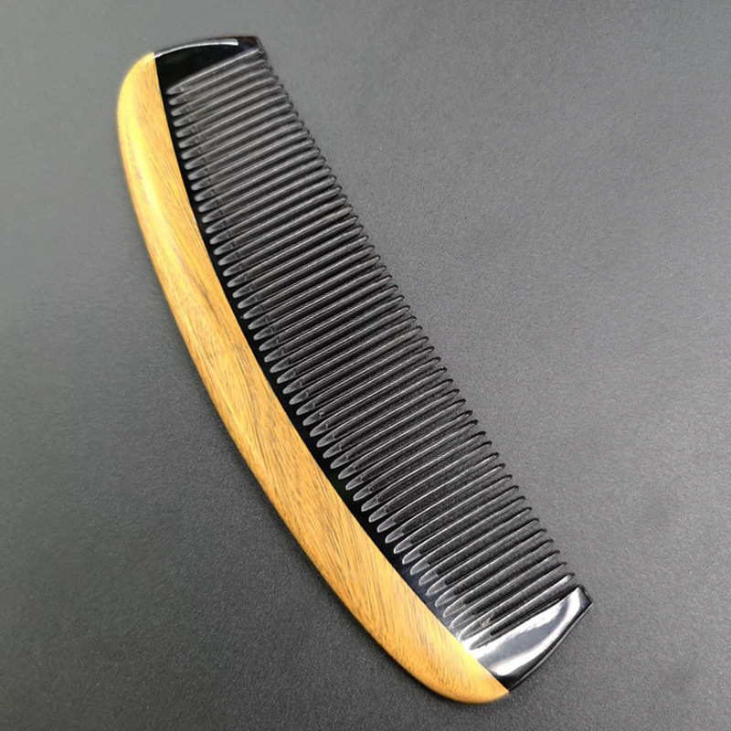 Natural Green Sandalwood Horn Comb Splicing Head Comb Household Hairdressing Jade Sandalwood Comb Household Daily Use Sandalwood Comb Fine Teeth Natural Green Sandalwood Horn Comb Splicing Head Comb Household Hairdressing Jade Sandalwood Comb Household Daily Use Sandalwood Comb Fine Teeth