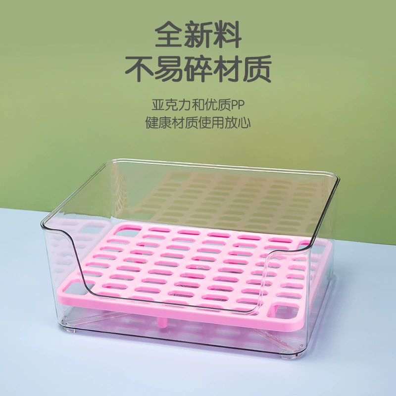 Производитель производитель оптовый прозрачный туалет для кроликов туалет для домашних животных средний прозрачный туалет туалет для кроликов