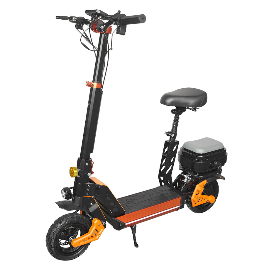 Nuevo scooter plegable para adultos con asiento amortiguador 10 pulgadas scooter eléctrico M5 scooter image 7