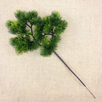 仿真针松枝美人松罗汉松小松枝假树枝树叶盆景园林景观树装饰批发