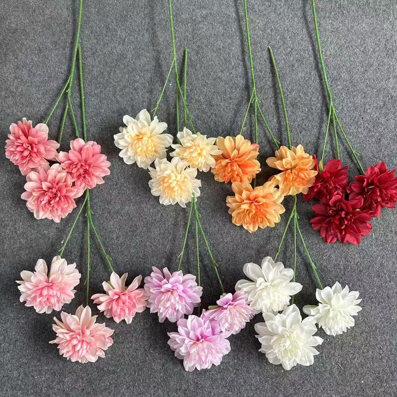 Dahlia Wedding Artificial Flowers Fake Flowers Home Decoration Dahlia Wedding Artificial Flowers Fake Flowers Home Decoration