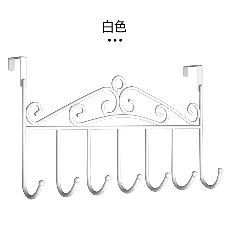 Hook wall -mounted wall hook wall hook wall hanging hanger creative without traces, strong hook, free punching clothes, hats, storage racks