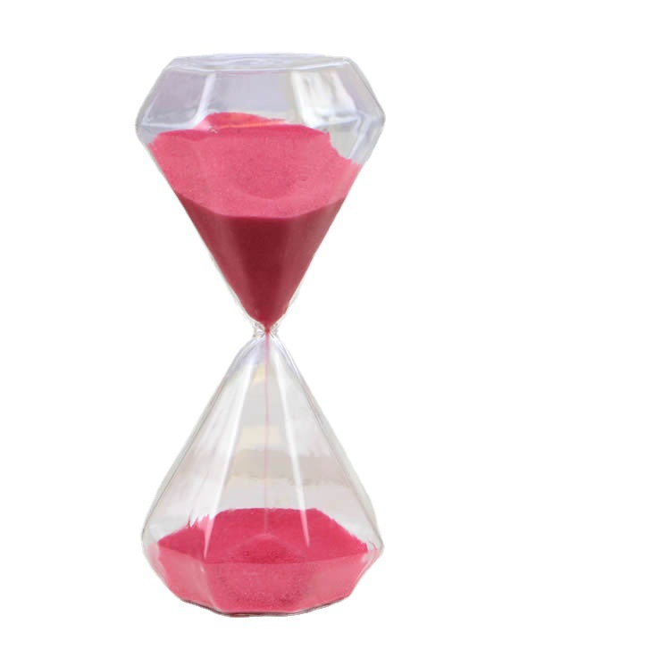 Diamante multicolor temporización creativa reloj de arena adornos/Día de San Valentín decoraciones creativas accesorios para el hogar