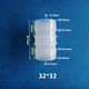 32mm straight-through connector 1-inch straight pagoda plastic reducing conversion connector 6-point hose straight-through