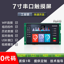 7Һ ֧WiFi 1024*600 LCD@ʾ HMI˙C |