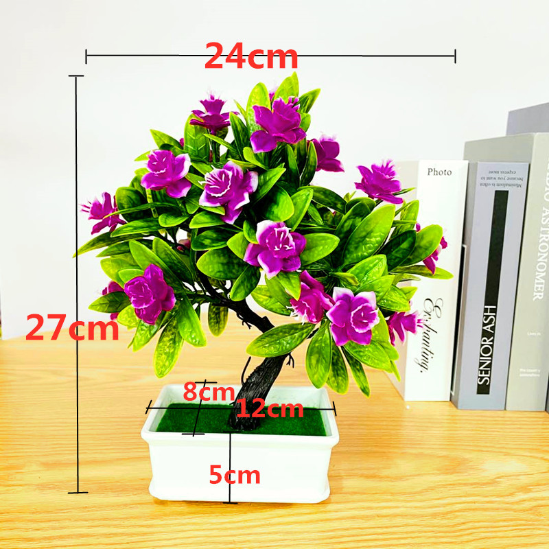 廠家直供仿真植物盆栽假花盆栽仿真綠植擺件23朵水仙花小盆景