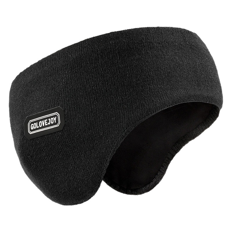 Nuevo invierno esquí orejeras hombres deportes al aire libre ciclismo a prueba de viento de doble capa térmica montado en la cabeza orejeras DEZ37