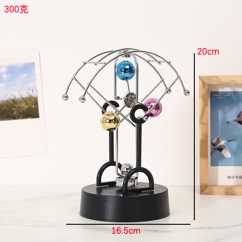 Ornamento caótico máquina de movimiento perpetuo Newton balancador billar de escritorio decoración del hogar silencioso