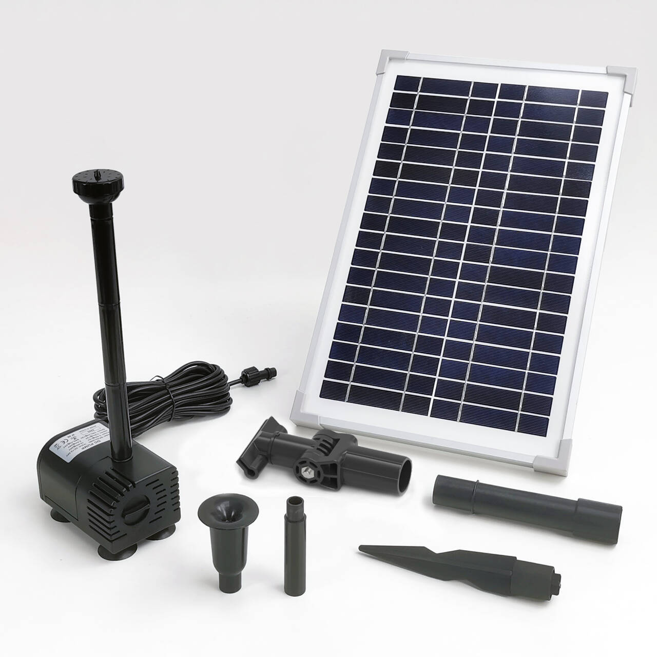 DC18V太阳能喷泉泵花园池塘景观泵-SP12-401209D