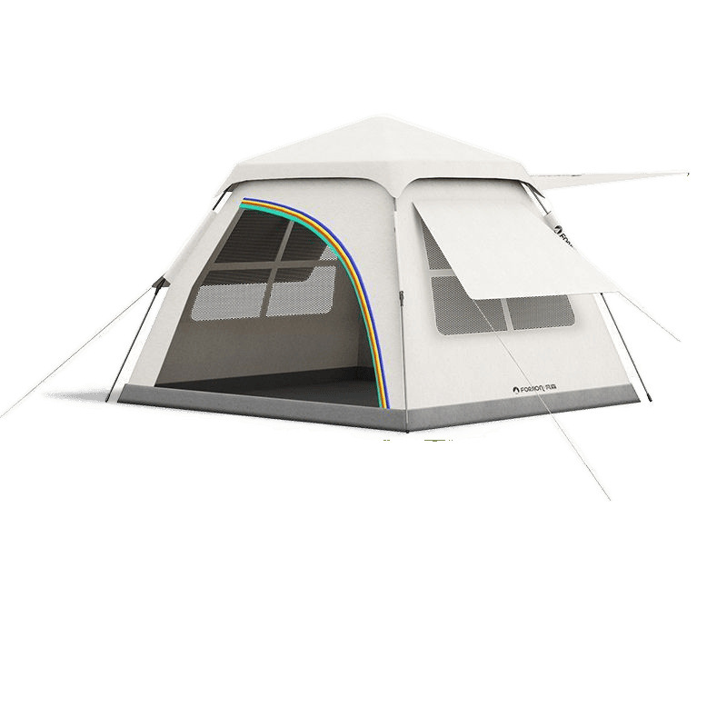 Camping al aire libre tienda de campaña dos en uno portátil sin construir sombra de sol de la familia fábrica de comercio al por mayor
