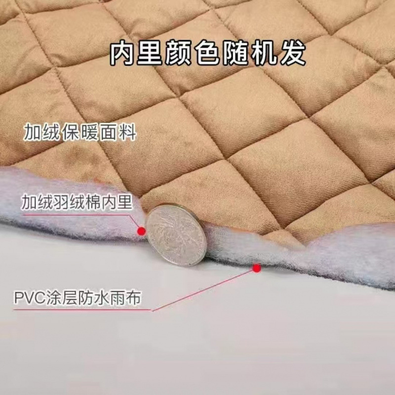 電気自動車のフロント膝保護スカート冬にベルベットをつけて保温防風保護脚神器自転車電気自動車の半身スカートを厚くする|undefined