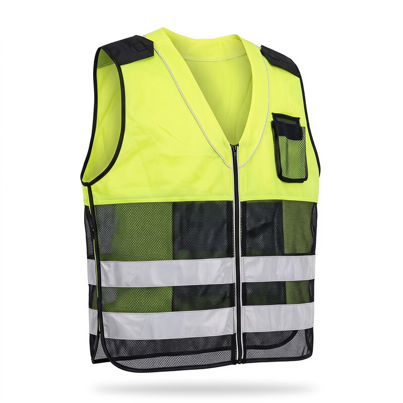 Orange Reflective Vest Safety Vest High Visibility Protective Clothing for Security Guards and Riders