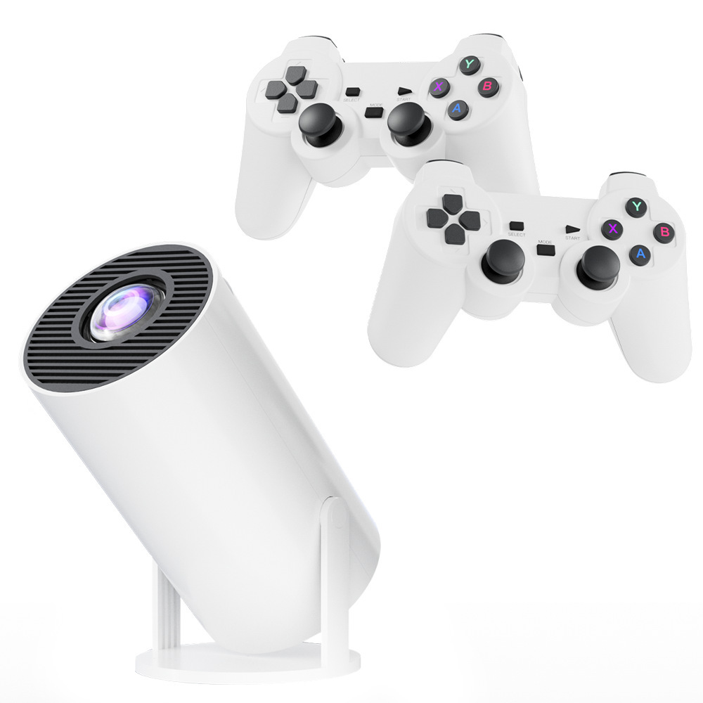 HY300 consola de juegos portátil proyector inteligente 720P Android 11 proyector LCD soporta HD 4K