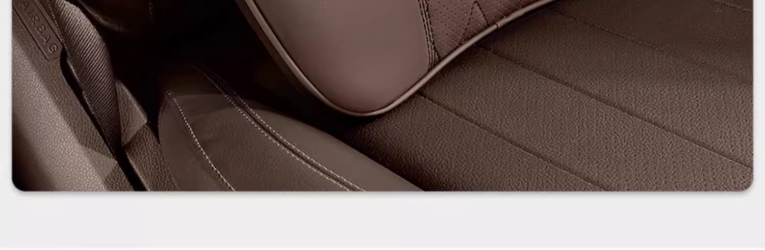Suitable for Mercedes-Benz, Bmw and Audi Cars, Comfortable Headrest, Lumbar Support, Neck Pillow, Universal High-End Interior Supplies for All Seasons