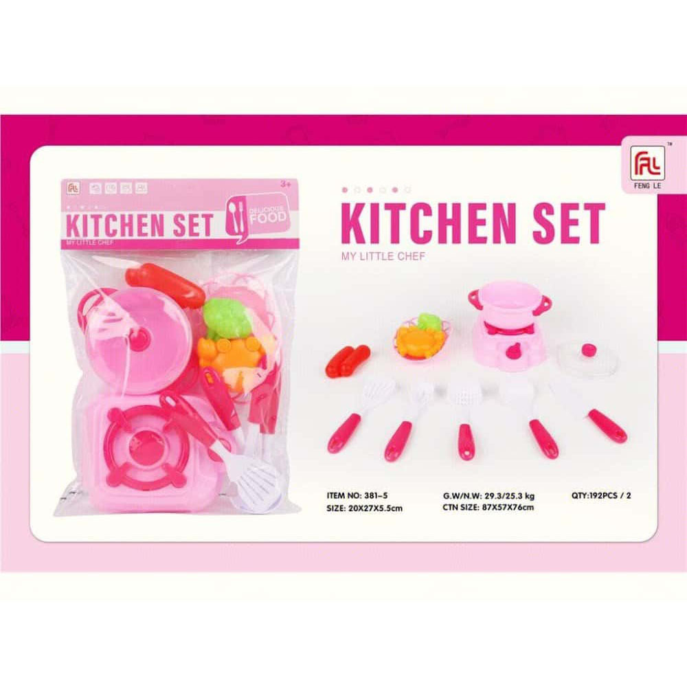 Transfronterizo amazonas simulación divertida para niños cocinar juguetes de cocina bolsa de regalo de cumpleaños