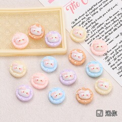 ネイルアートミニカラフルなスノーケーキ食品と遊びクリエイティブ手作り diy クリーム接着剤樹脂小物アクセサリージュエリー材料卸売