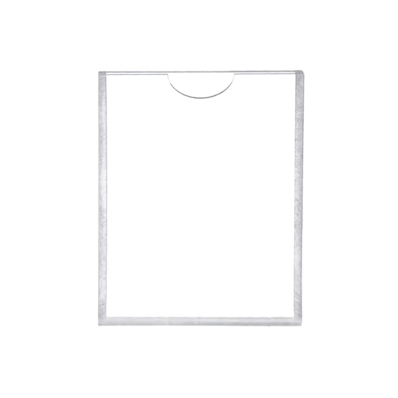 贴墙插槽正方形透明展示牌6寸照片广告宣传栏单层双层亚克力卡槽