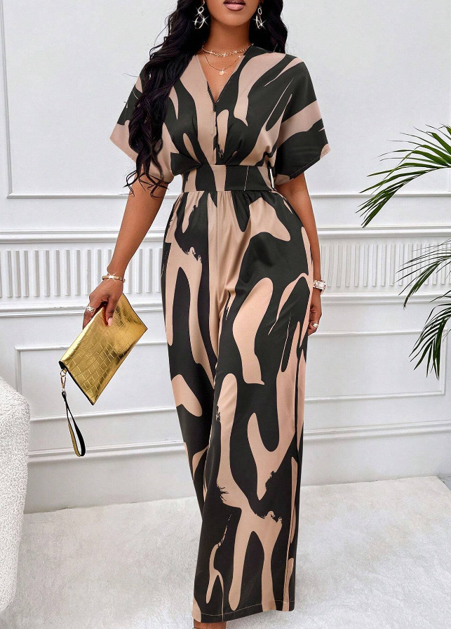 Women's Daily Casual Stripe Full Length Printing Jumpsuits display picture 2
