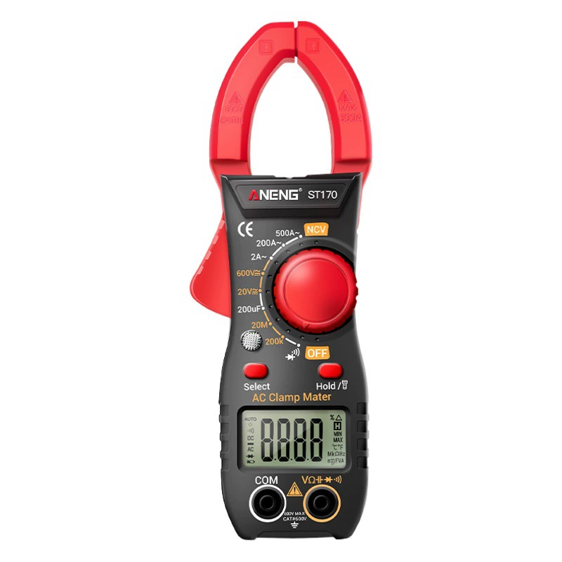 ANENG Многофункциональный цифровой мультиметр с зажимами Экран с подсветкой Интеллектуальный противоожоговый мультиметр Электрик Амперметр