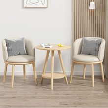 简约阳台半圆休闲桌椅小茶几客厅阳台休闲桌椅弧形美甲店客人椅