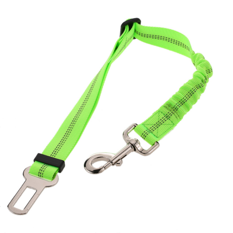 厂家直供宠物车载安全带泰迪比熊坐车神器高弹性可伸缩安全绳