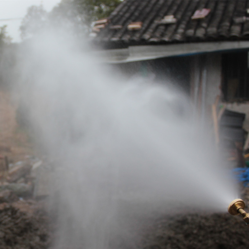 Accesorios de rociador eléctrico rociador de pesticidas boquilla de ducha de cobre de 8 ojos delicada atomización agrícola boquilla de cobre de alta presión