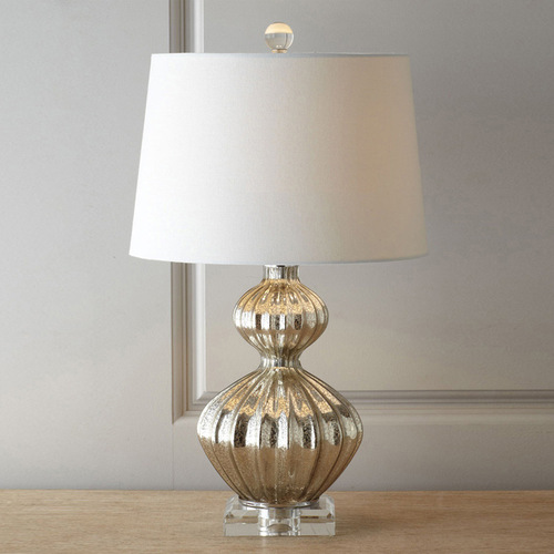 Creative American Style Table Lamp, Personalized Minimalist Modern Neo-Classical Bedroom Bedside Lamp, Nordic Living Room Decor Crystal Table Lamp