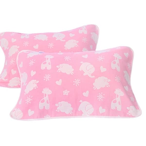 99% Cotton Cartoon Pillow Cover for Adults and Kids, 40 Weight, 50*80cm