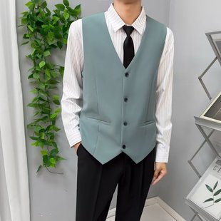 plus size Suit Vest suit Men's Youth Work Business Leisure Professional Slim Fit Work Clothes Brother Clothes