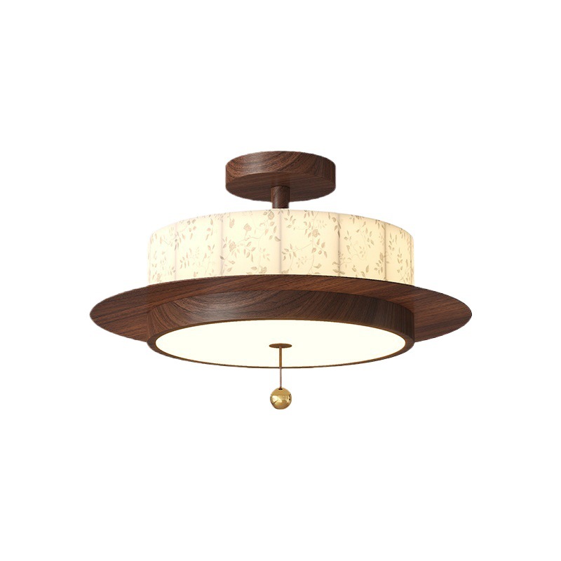 Araña estética de la dinastía Song oriental Estilo chino Protección ocular Estudio Araña de restaurante Lámpara de dormitorio Lámpara de hotel