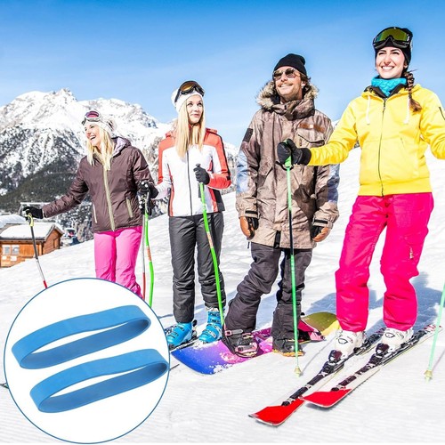 Skiing level device outdoor sport ski board rubber binding ski brake strap binding