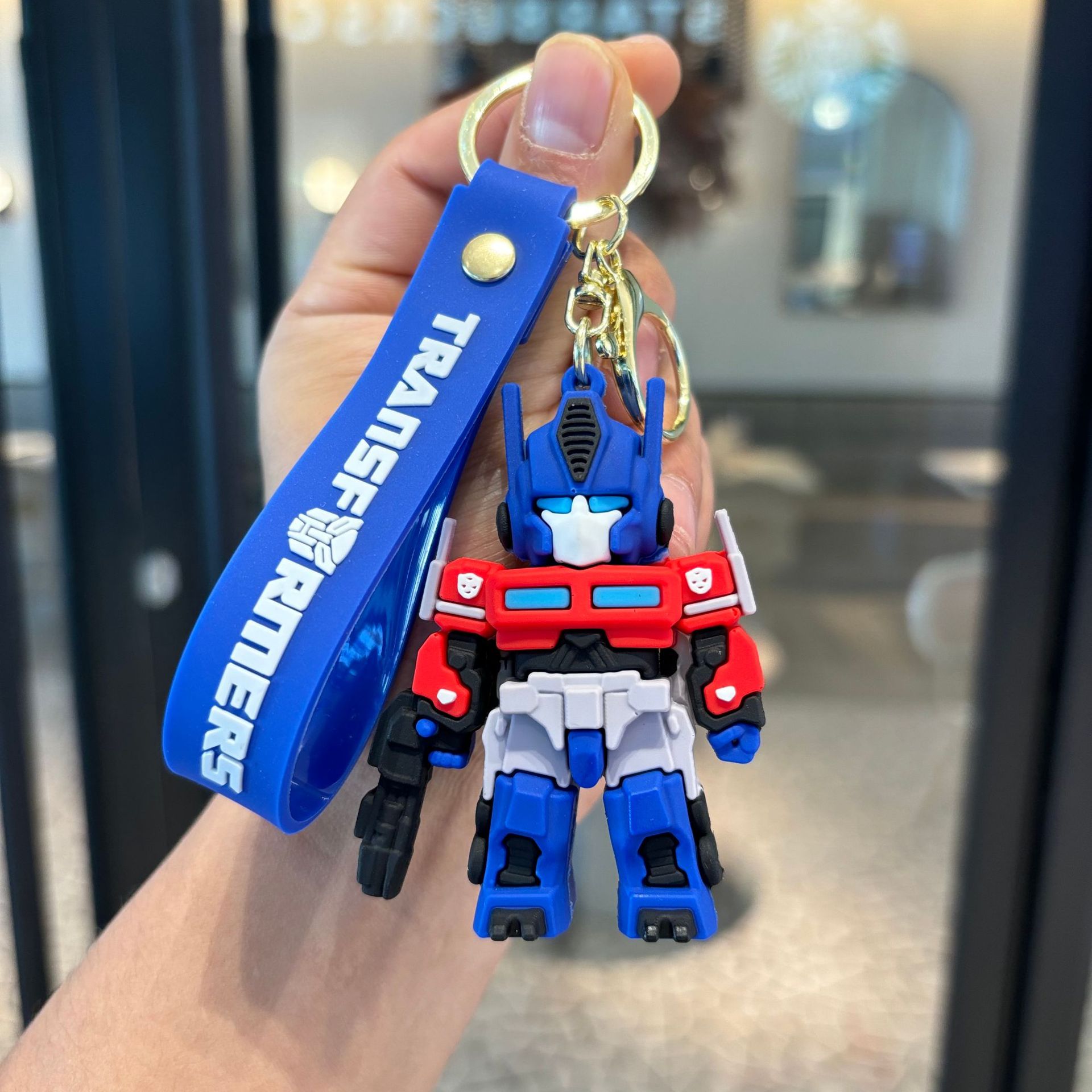 Nuevos productos Transformers colgante llavero tira muñeca máquina de pareja colgante transfronterizo exclusivo para la abeja creativa