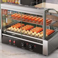 烤肠机摆摊全套商用小型台湾热狗机全自动烤机家用台式烤火腿肠机