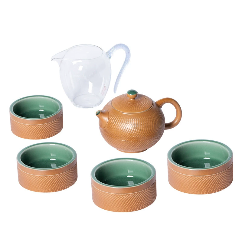 Handheld tea cup for traveling handmade, teapot