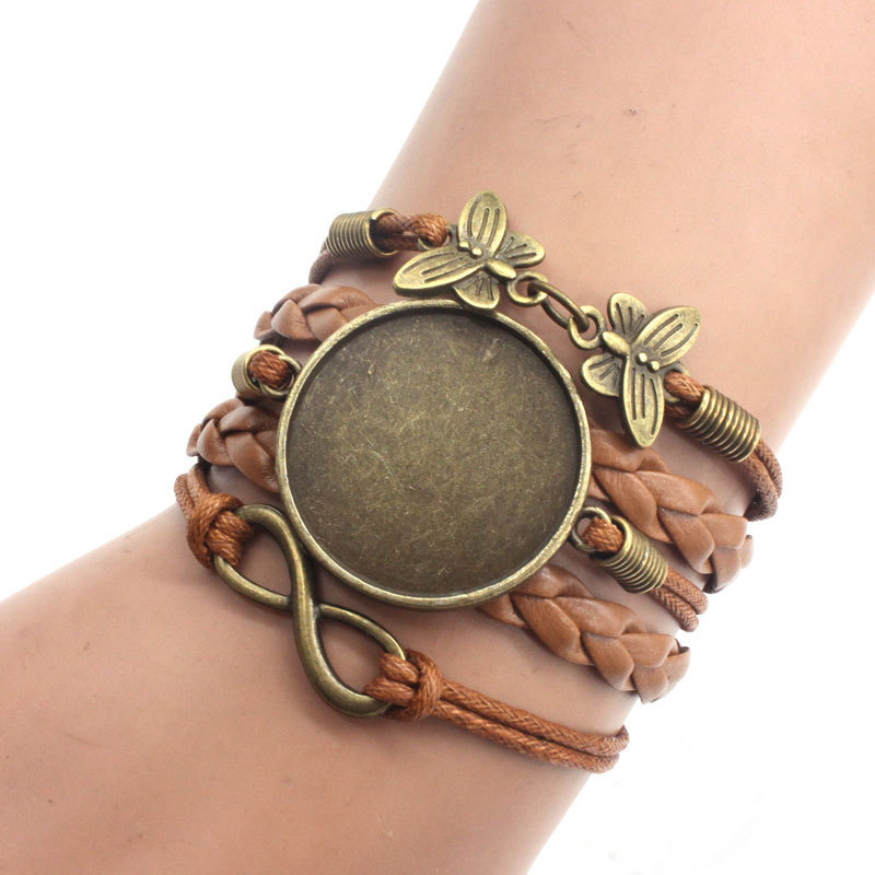 Time Gem Bracelet, Blank Bracelet Drag Multi-color Yiwu Jewelry Ancient Bronze Bracelet