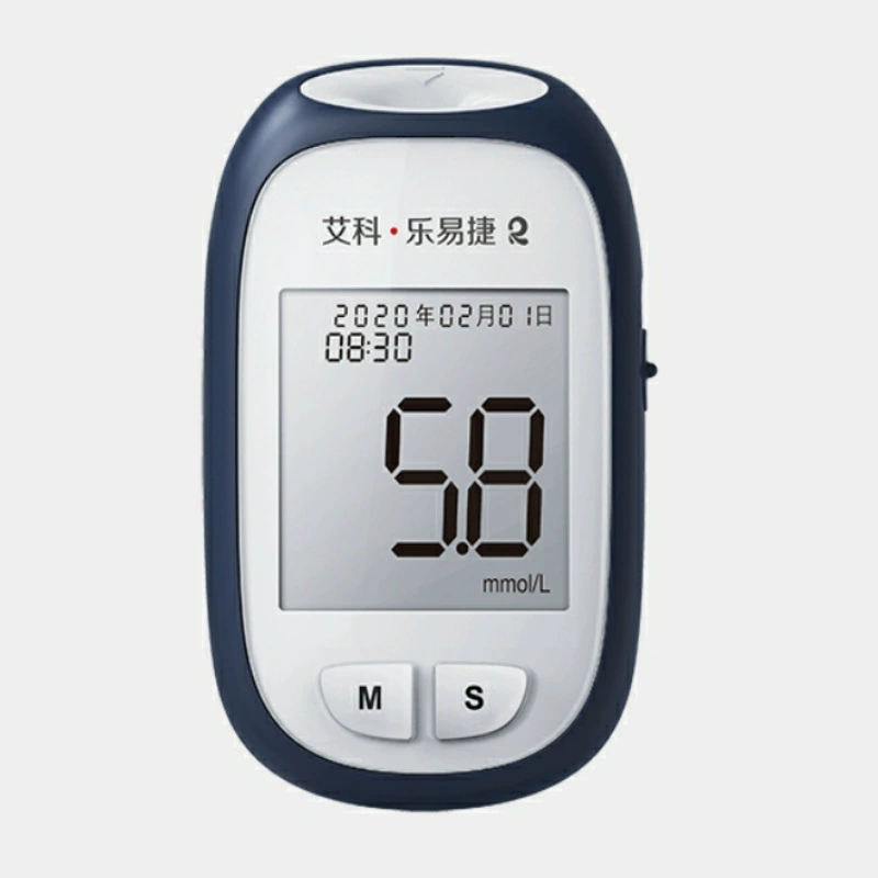 Глюкометр Aikang Bio LeYijie 2 с микропробиркой, полностью автоматический, без кодирования, простой в использовании, с высокой эффективностью измерения уровня сахара.