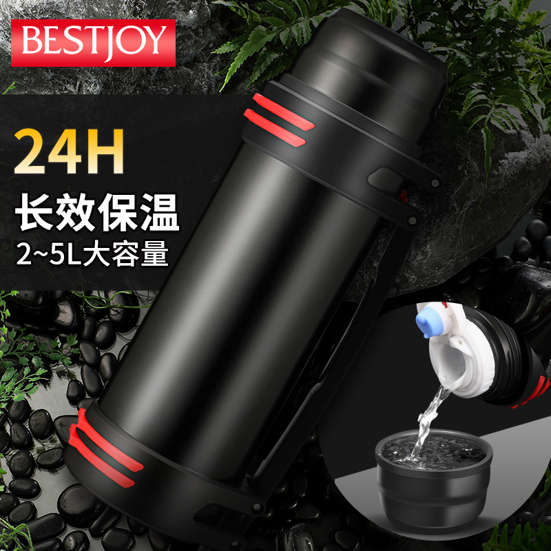 Taza de aislamiento Olla de viaje para automóvil portátil de gran capacidad para hombres y mujeres Olla de aislamiento para exteriores de acero inoxidable 304 Logotipo personalizado