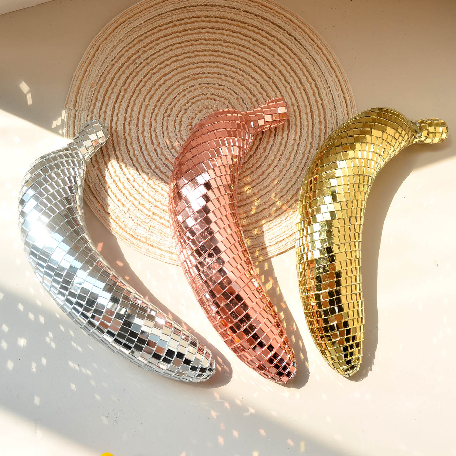 Daily, Party Occasion Hip-Hop Rock Banana Foam Glass Ornaments Artificial Decorations