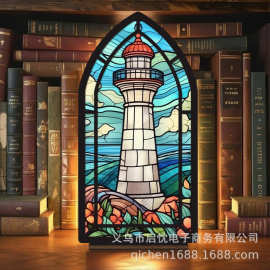 跨境新品BookNook木质书立书架装饰奇幻粉丝书角饰品爱书人士礼品