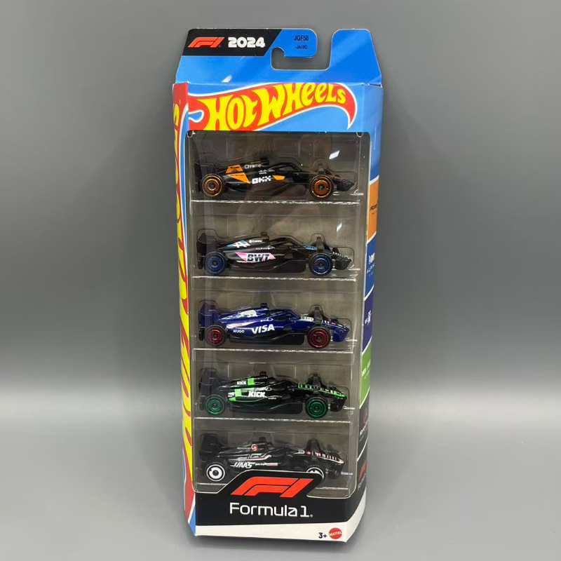 JGF58 2024 Fórmula 1 coche deportivo modelo de aleación de cinco paquetes