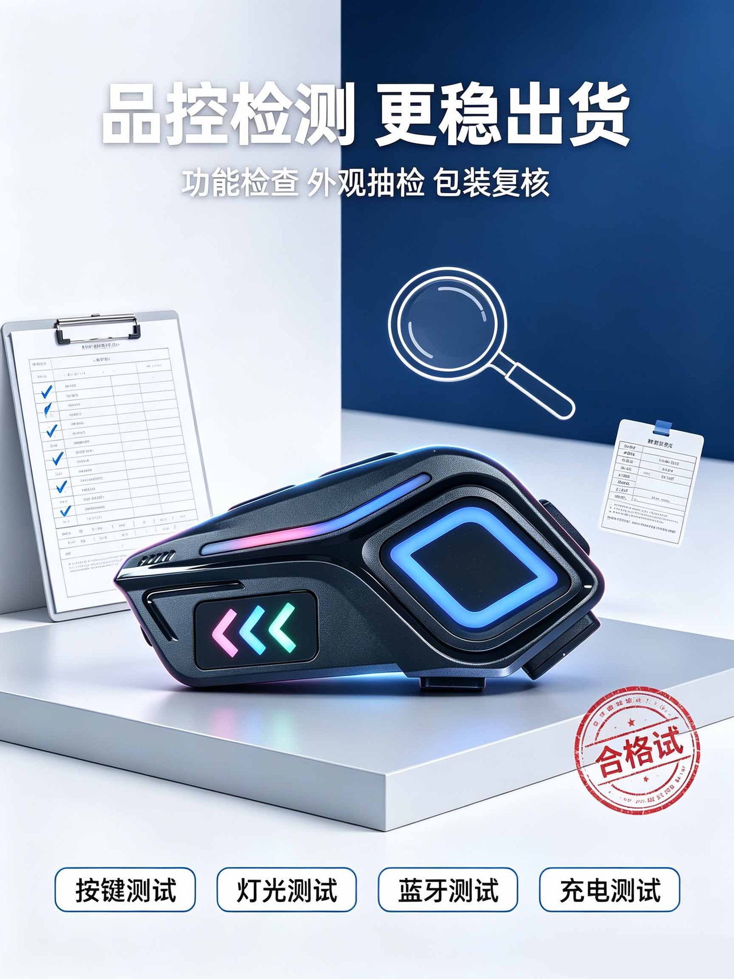 Cross-Border Premium Helmet Bluetooth Headset for Motorcycle Riding, Long Battery Life, Wired, Popular Model K06/K07