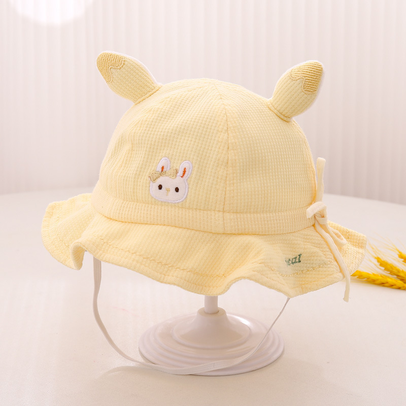 Sombreros para bebés primavera y otoño para niños y niñas viajan sombrero de pescador de sombrero de sombra lindo bebé caliente a prueba de viento sombrero de puerta de salmuera