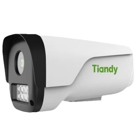 Tiandy Tiandiweiye 3 millones de POE doble luz visión nocturna a color fijo enfoque al aire libre cámara de seguridad de monitoreo impermeable