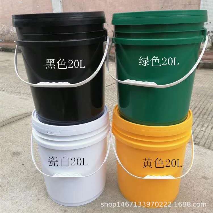 Botella de plástico de 20KG, barril de plástico industrial, barril de plástico de 20L se puede hacer en diferentes tamaños de color.