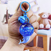 Cartoon acrylic keychain, oil for swimming, cute pendant, bag accessory